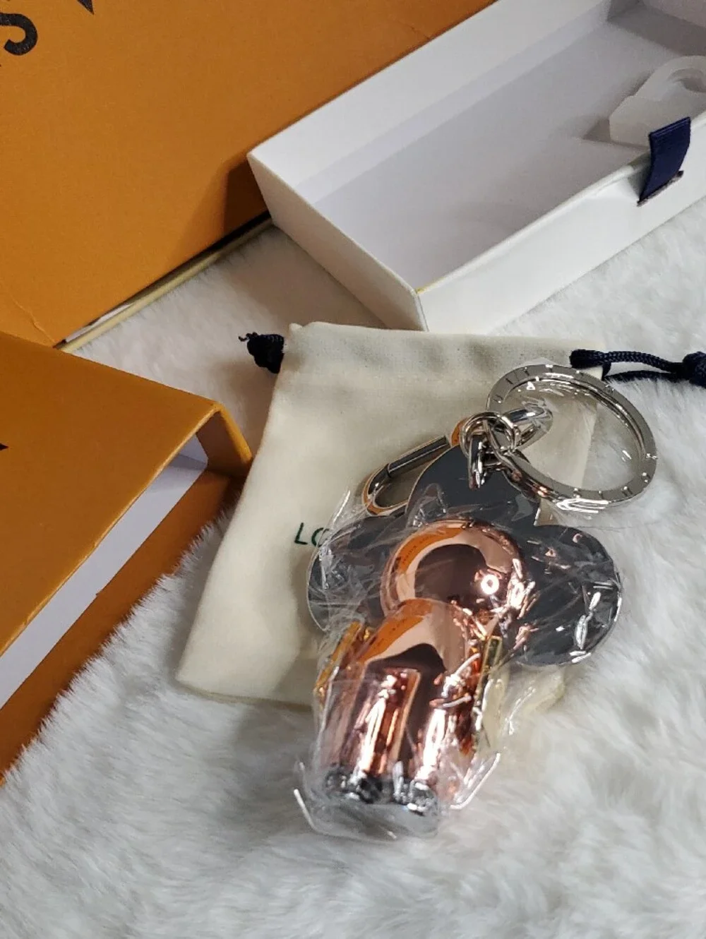 Louis Vuitton Multicolor Crystal Flower Cocktail Ring with Rose Gold Center